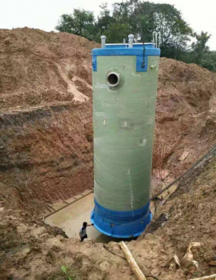 玻璃钢立式雨水泵站